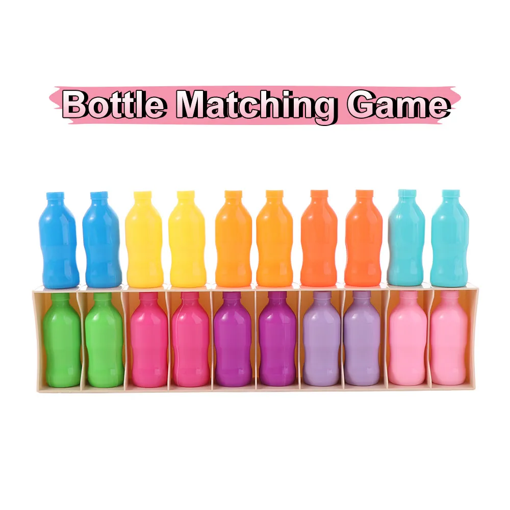 Drink to Drink Color Sorting Cup Color Matching Classification Montessori Early Education Logical Thinking