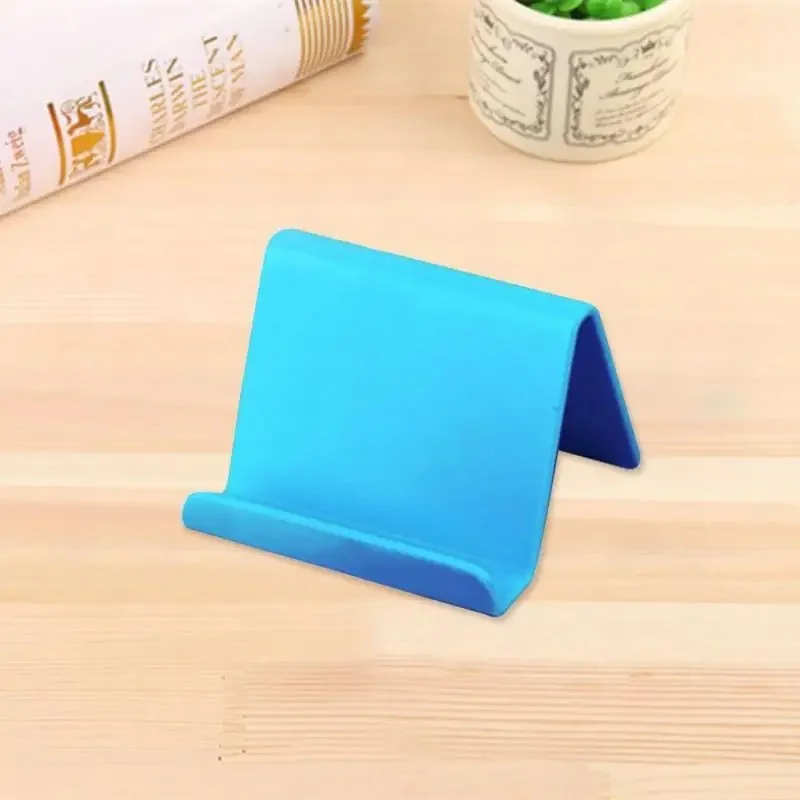 1-4Pcs Mini Portable Kitchen Phone Holder Universal Movable Lazy Bracket Fashion Convenience Cellphone Mount Plastic Stand view 5
