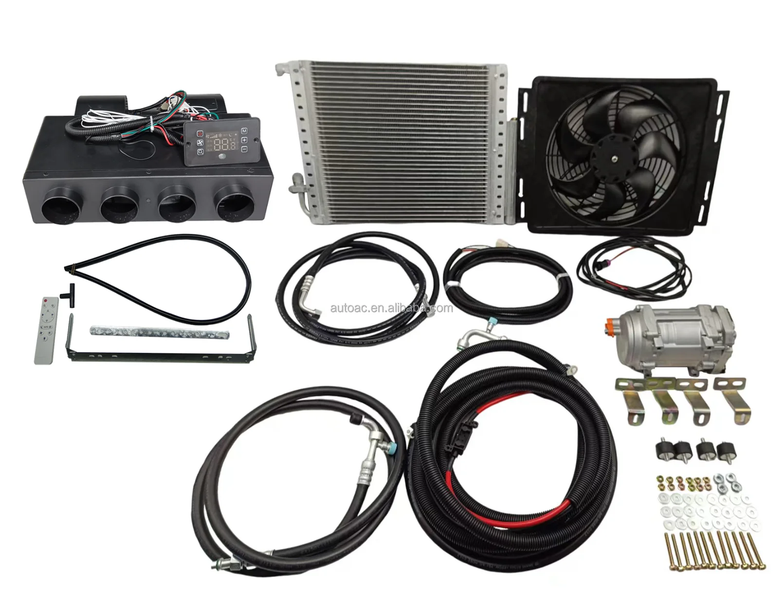 BEU-404-000 12V/24V Top Sale Universal Formula Under Dash AC Evaporator Unit Cooling