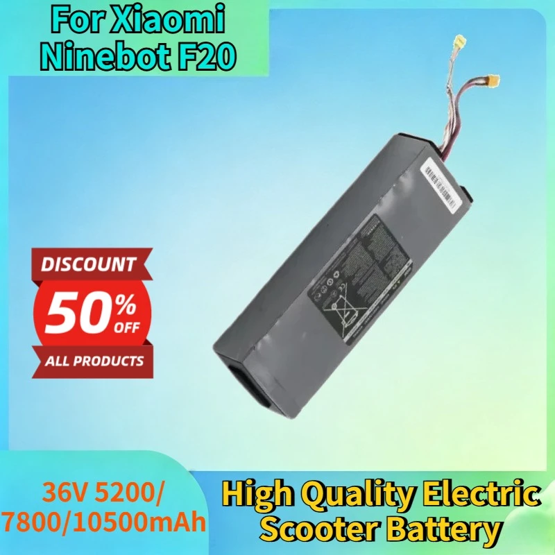 

New 36V 5200/7800/10500mAh Li-ion Rechargeable Battery for Xiaomi Ninebot F20 F25 F30 F40 High Quality Electric Scooter Battery