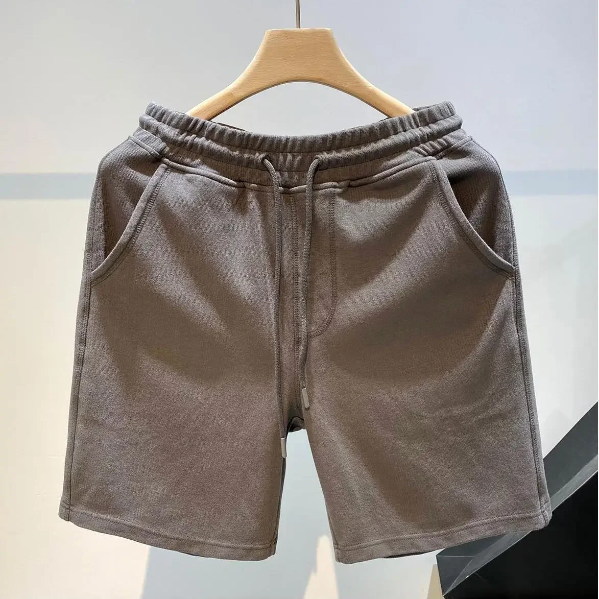 

Мужские короткие брюки Свободные бегуны Спортивные шорты с карманами для мужчин Спортивные шорты на шнурке Широкие мешковатые домашние Xxl Роскошная одежда Ice Y2k Xl