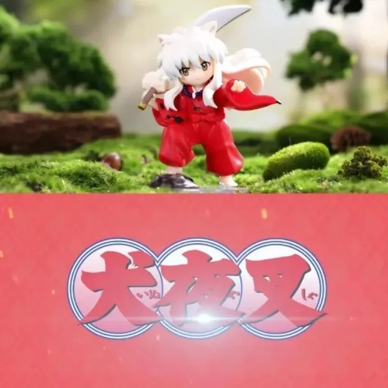 

POP MART GONG Inuyasha Sengoku Journey Series Kikyo Sesshomaru Blind Box Set Collectible PVC Anime Action Toy Art Figure Gift