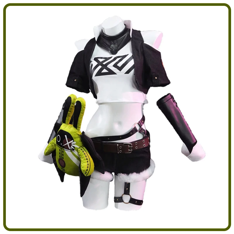 Zenless Zone Zero costumi Cosplay Nicole Demara Sexy Hot Pants Tube Tops Set per donna gioco per adulti Anime Nicole cospays