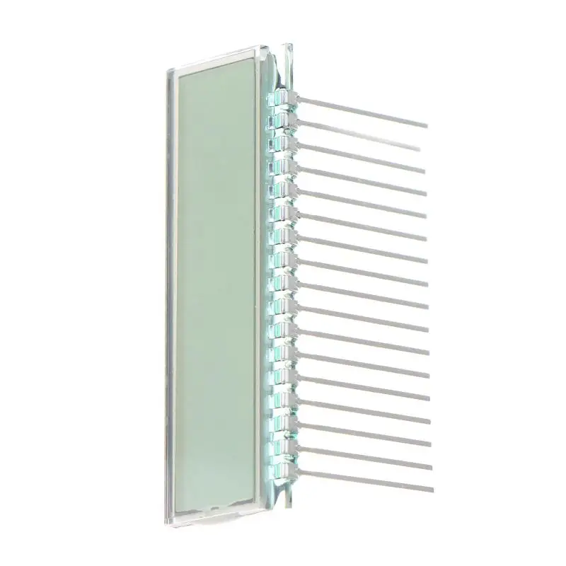5PCS 17PIN TN Positive 6 Digit Segment LCD Panel 3V Without Backlight for Electronic Counter Displays