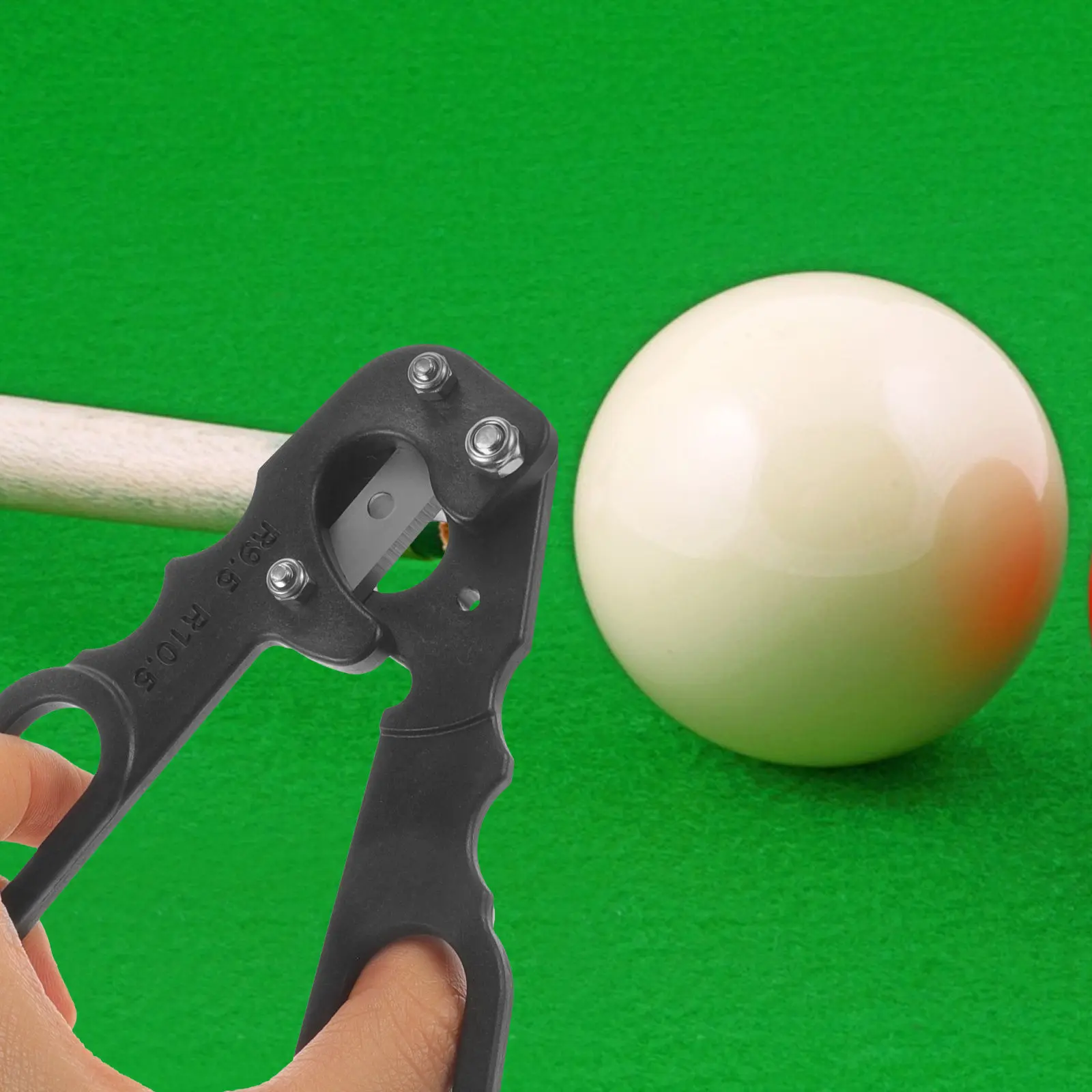 

Набор для обрезки наконечников бильярдных киев: профессиональные ножницы из нержавеющей стали с эргономичной пластиковой ручкой для замены наконечников киев для пула и снукера