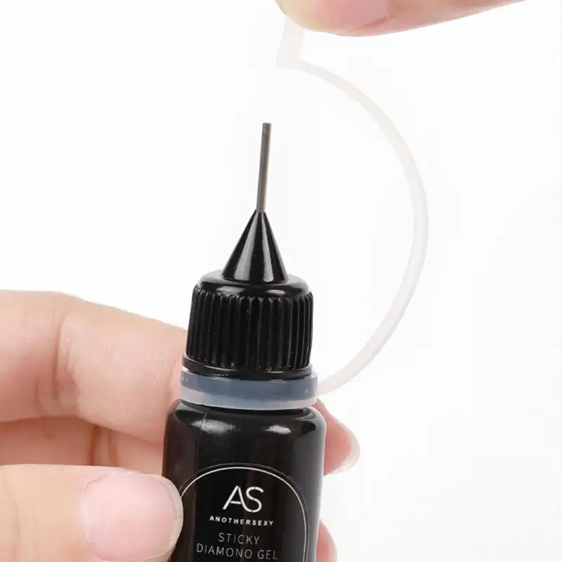 Nail Glue For Rhinestones Super Strong Glue Gel DIY Professional Glue Pen Tip For Gaps Filling Rhinestones