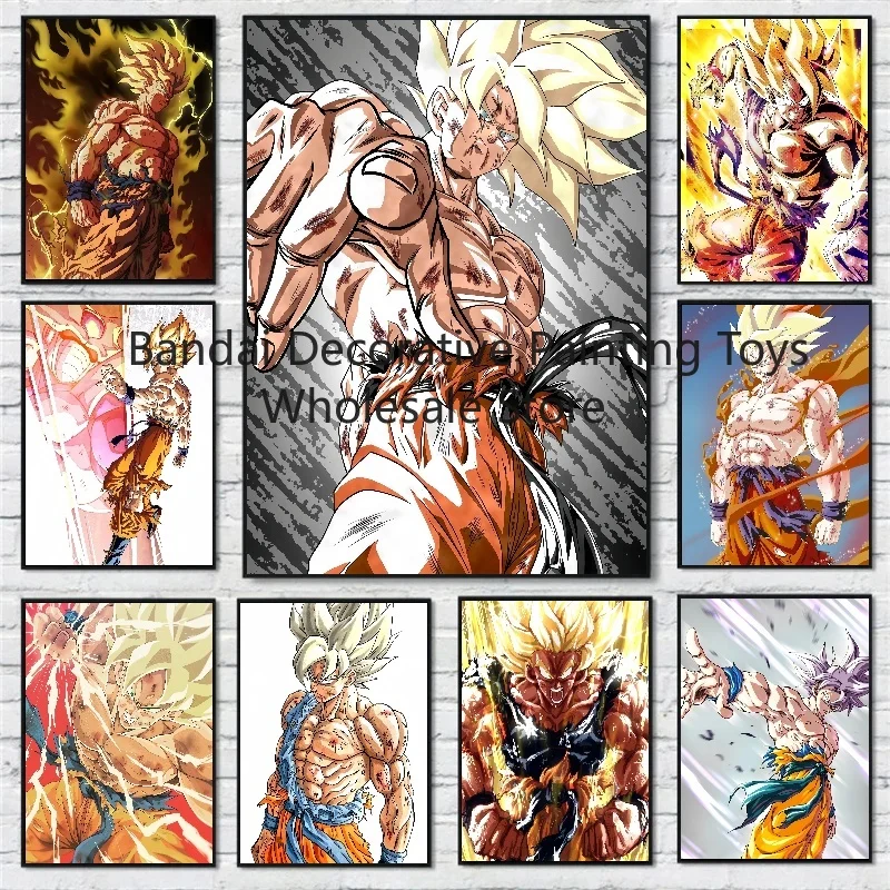 

Classic Japanese Anime Goku Vegeta HD Canvas Painting Dragon Ball Poster Prints Mural Pictures Wall Art Living Room Home Decor