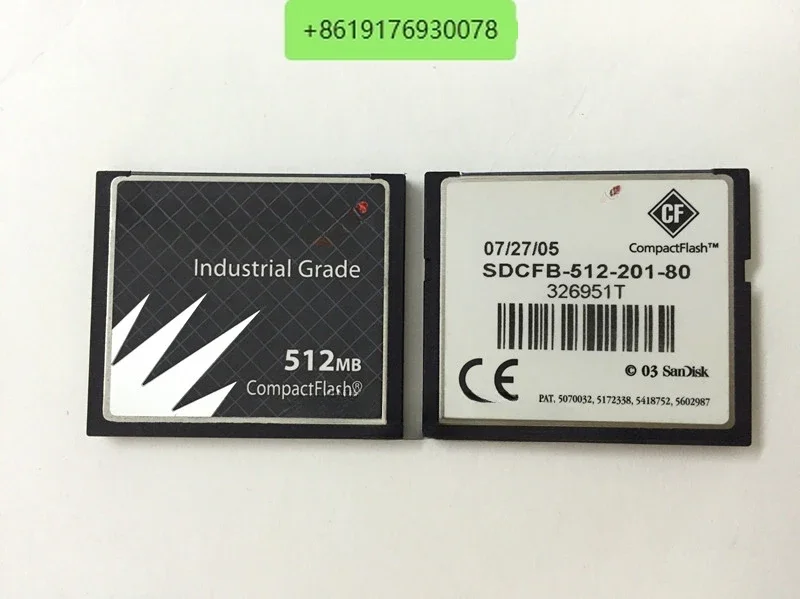 Black industrial grade CF card 512M Frank machine tool card CNC industrial control equipment memory card 512MB