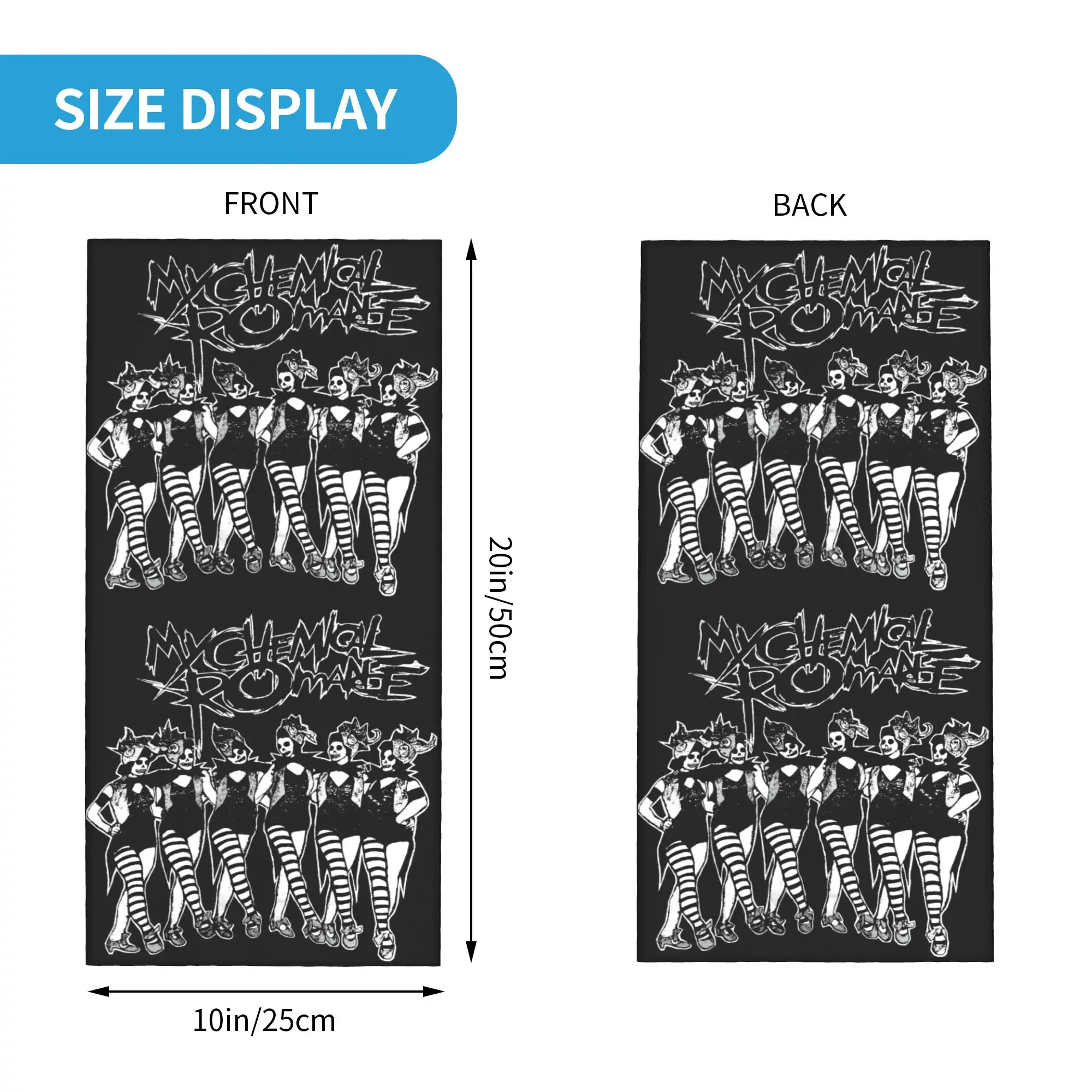 مخصص الرومانسية الكلاسيكية روك باندانا الشتاء الرقبة أدفأ المرأة يندبروف التفاف الوجه وشاح للتزلج مبدع الجراب عقال #2