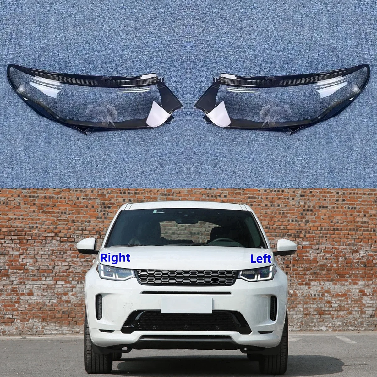 

Для Land Rover Discovery Sport 2020 2021 2022, корпус фары, прозрачный абажур, линза, абажур, крышка фары
