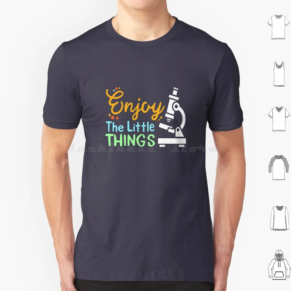 Enjoy The Little Things-Microbiology T Shirt Big Size 100% Cotton Culture Bacteria Microbiology Petri Dish Agar Cellular