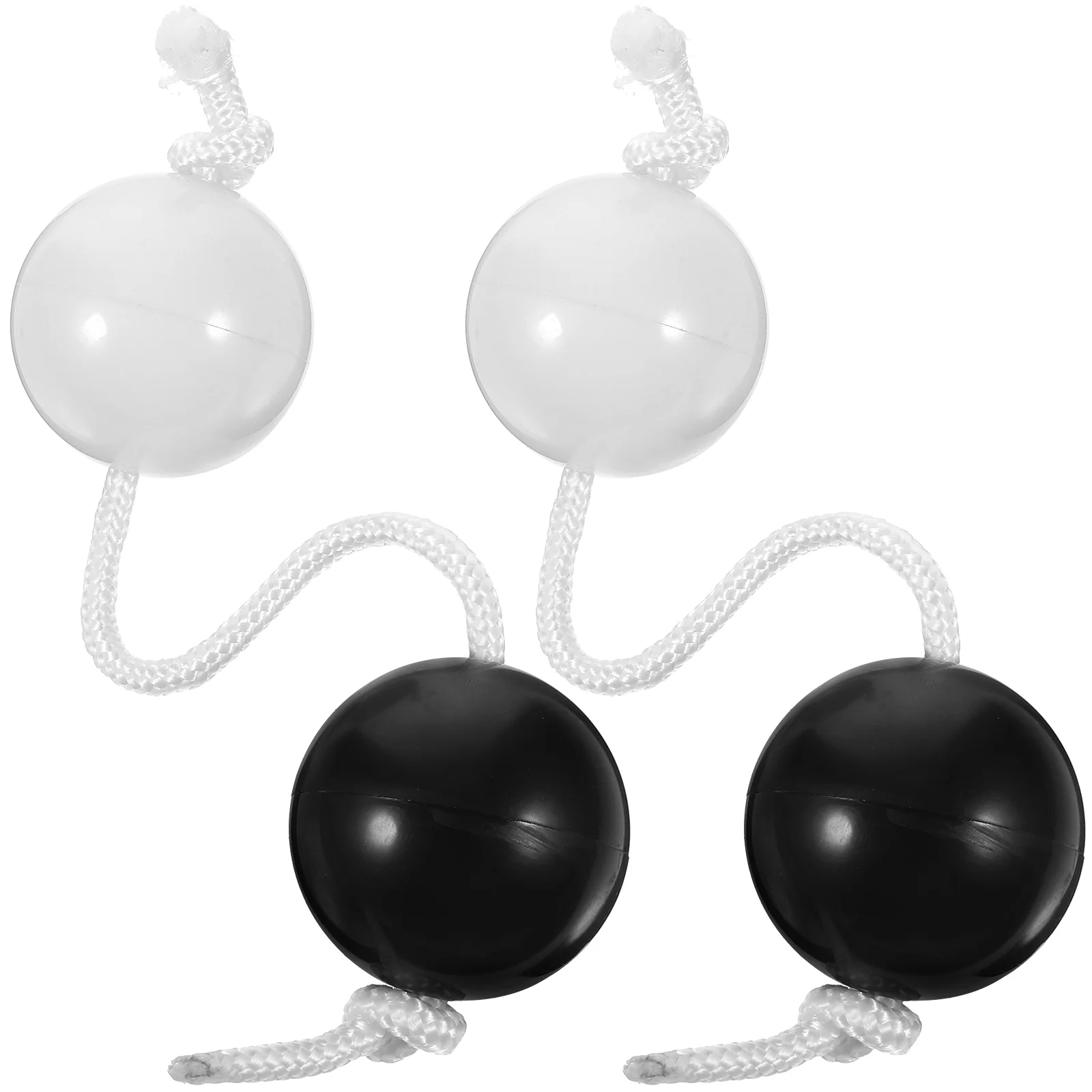 

2 Pcs Rhythm Balls Shaker for Beginner Kids Musical Instruments White Shaking Child