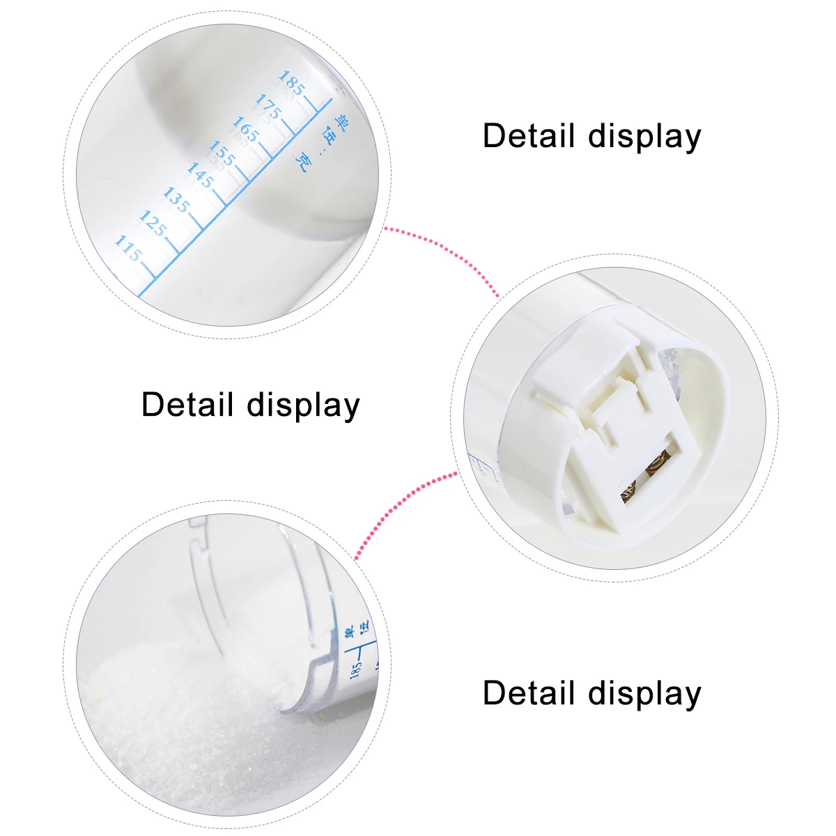 

1 pc Control Pot Press Limit Salt Jar PP Material Kitchen Supplies Seasoning Container No Leakage Quantitative Salt Shaker Easy