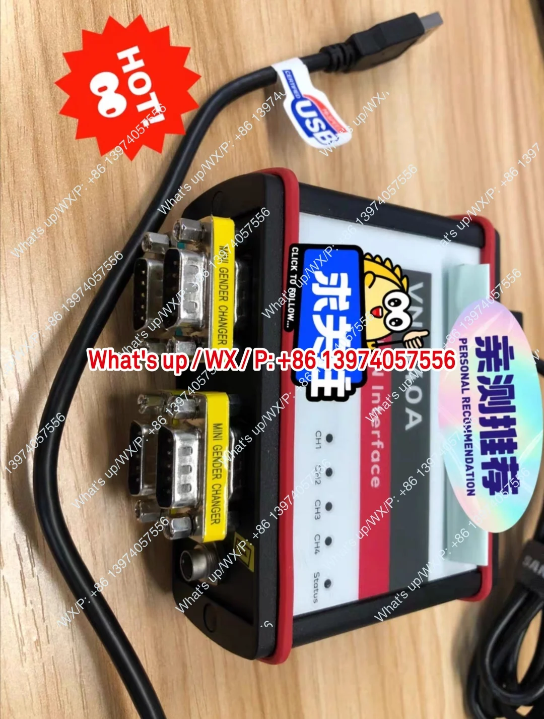 VECTOR VN1640ACAN/LIN Analyzer Original New Tape Case
