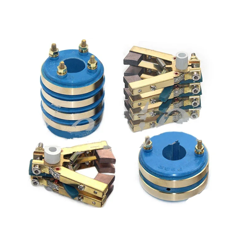 

2 Way 4 Way Collector Ring Copper Carbon Brush Frame Combination of Multilayer Slip Ring Pillow Packaging Machine Accessories Ro