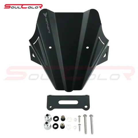 Подходит для MT-07 2025 2026 mt07 Y-AMT 25-26 MT07 y-amt GEN4, черное лобовое стекло мотоцикла Matel Sport, козырек для лобового стекла