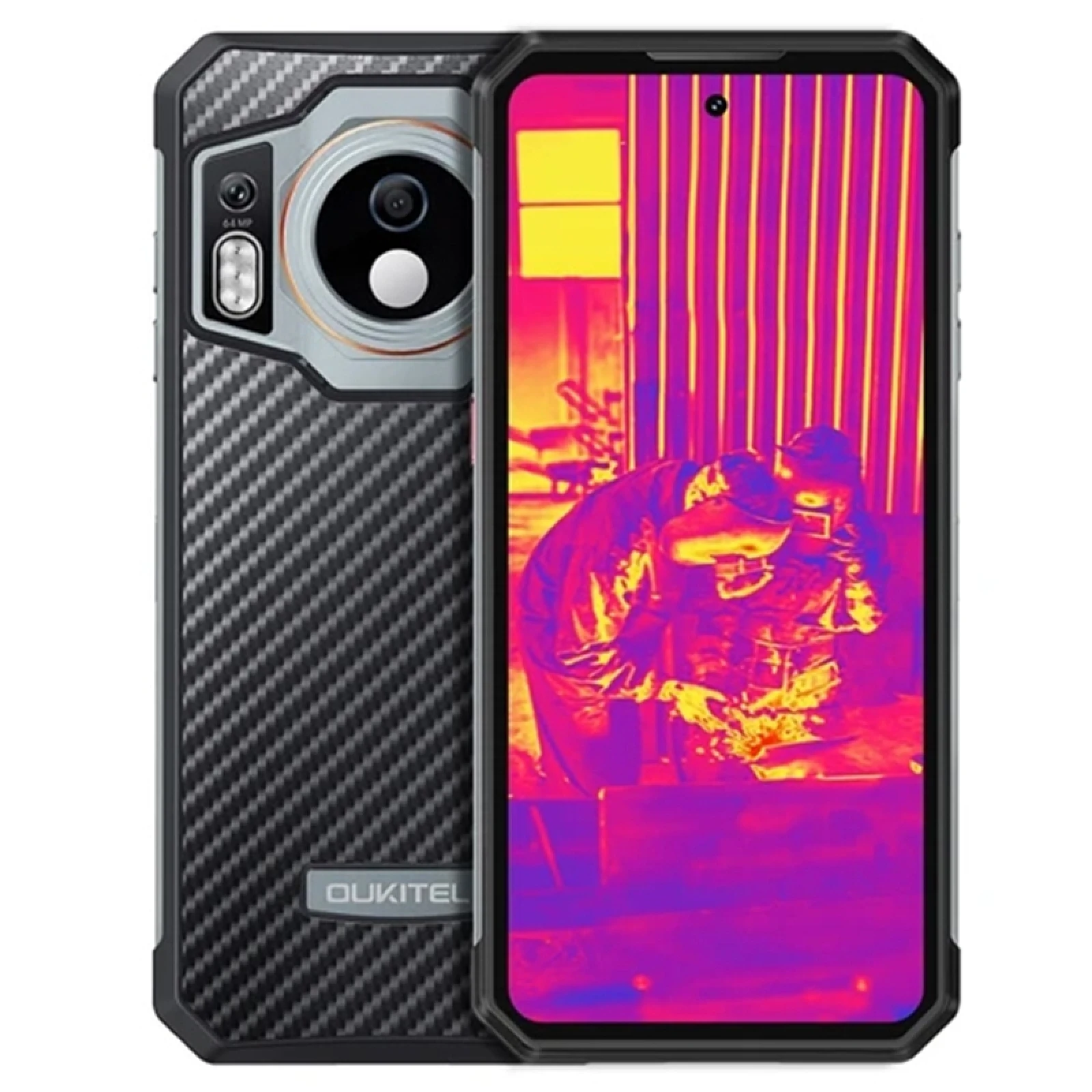 Smartphone Ultra Rugged 6.78 Fhd Mais Thermal Imaging 12gb 256gb Helio G99 9800mah 120hz 66w Câmera 64mp Celular