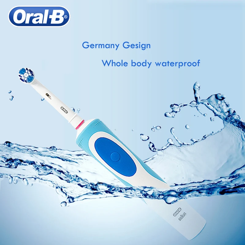 Oral B Electric Toothbrush D12 Rotation Vitality Smart Tooth Brush Inductive Rechargeable Replaceable Brush Head 4 Refills + Box