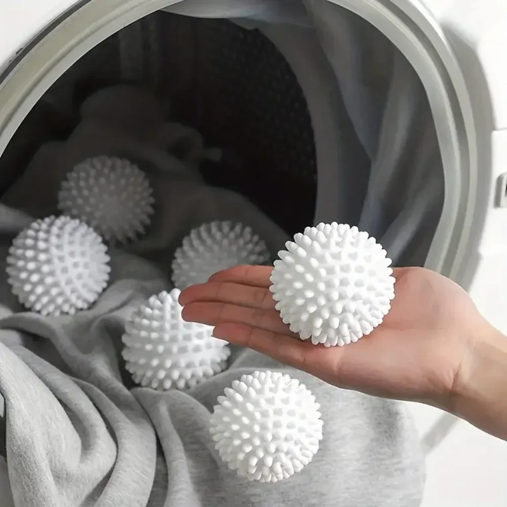 2/6pcs, Reusable Laundry Ball, Anti-rolling Laundry Ball, Drying Ball, To Reduce Wrinkles, Cleaning Supplies