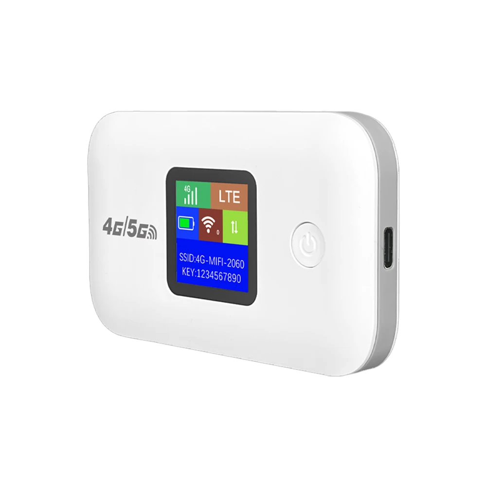 Mini Outdoor WIFI Hotspot 150Mbps Mini Mobile Hotspot 3000mAh Wireless Portable Router with SIM Card Slot 4G Pocket WiFi Router