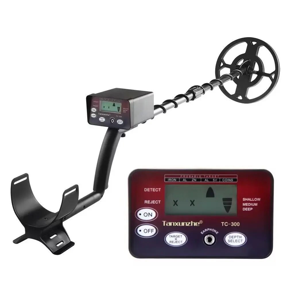 Hot Sell Metal Detector TC300  TC 200 Underground Detectors Pinpointer Treasure Hunter Gold Depth Digger