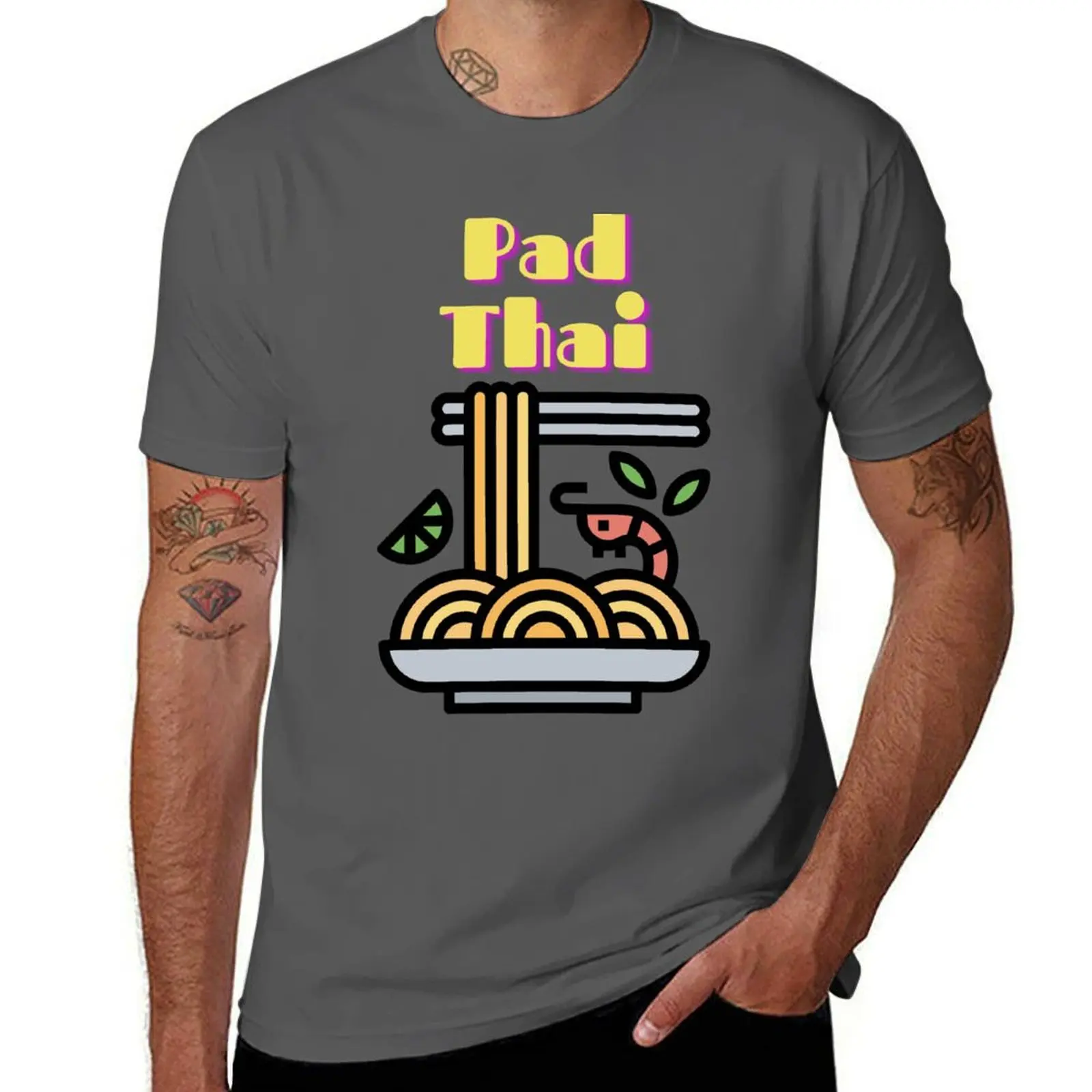 Pad Thai 2 T-Shirt cute tops clothes oversized graphic tee mens t shirts top quality