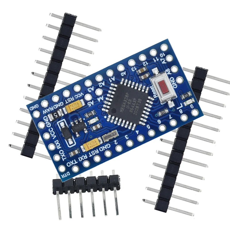 TZT 1PCS Pro mini Atmega328P Pro Mini 328 Mini ATMEGA328 3.3V 8MHz 5V 16Mhz for Arduino