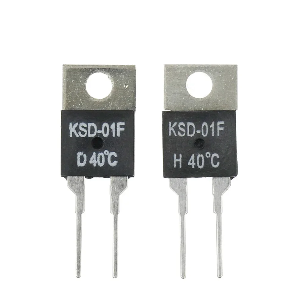 KSD-01F JUC-31F TO-220 40 50 60 70 80 90 100 Degc NC Closed NO Normally Open 1.5A Thermal Switch Temperature Sensor Thermostat