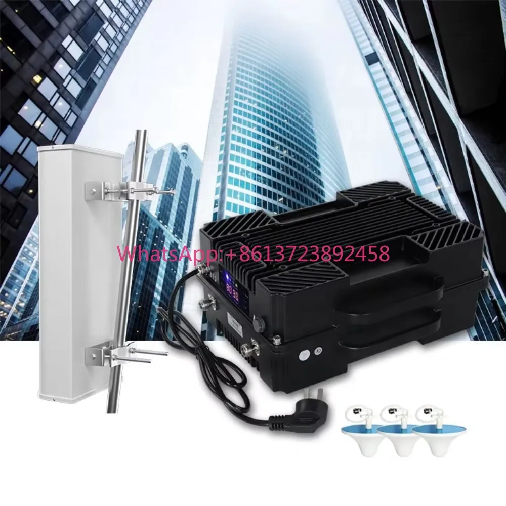 Enhance a Cellular Mobile Internet Signal Enhancer Cell Phone Enhancer Gsm Fiber Optic Signal Repeater for Building Communities