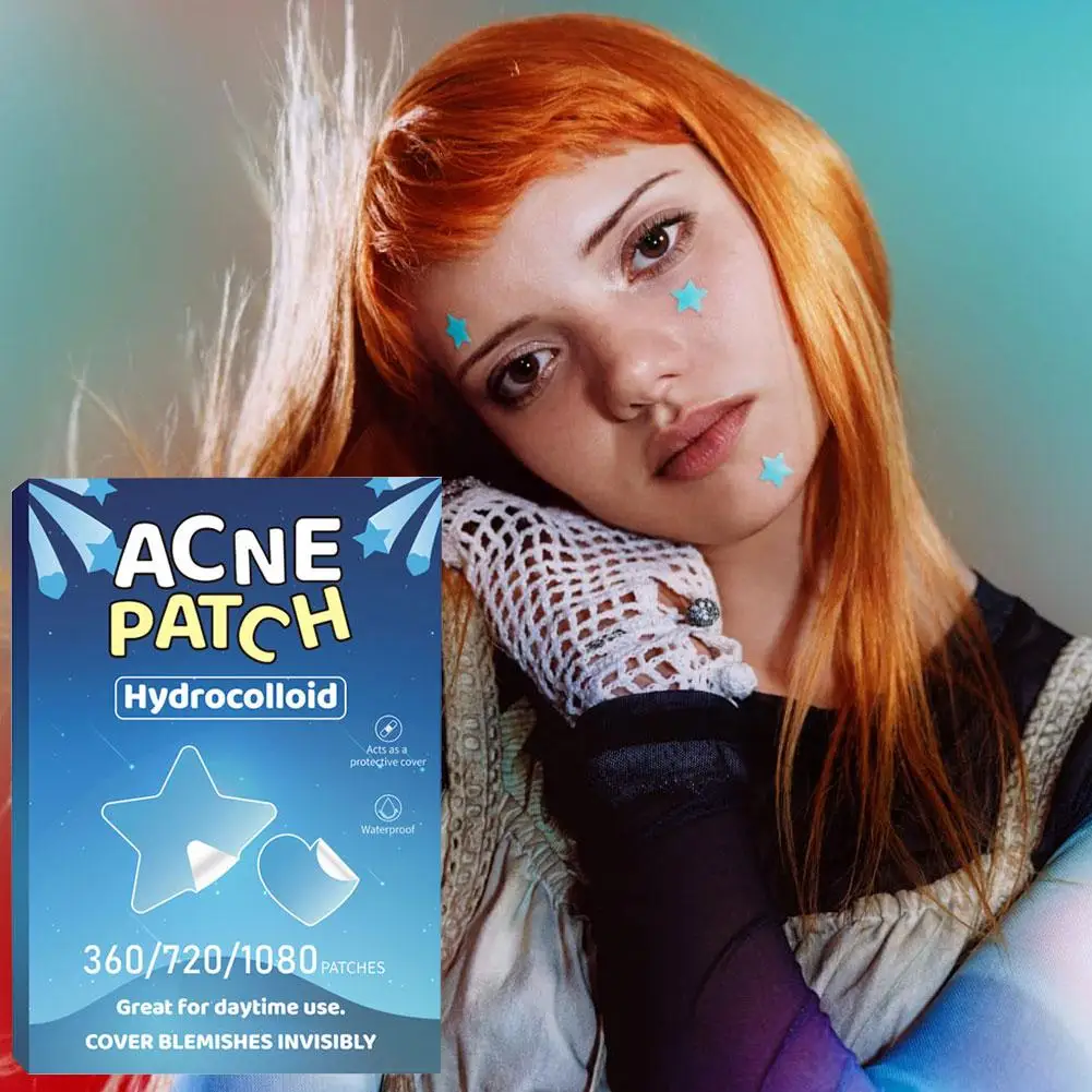 360/720/1080 التهم الغروانية المائية غير مرئية بثرة التصحيح حب الشباب ملصقات الوجه المخفي للبقع حب الشباب البثور الملونة ماكياج أداة
