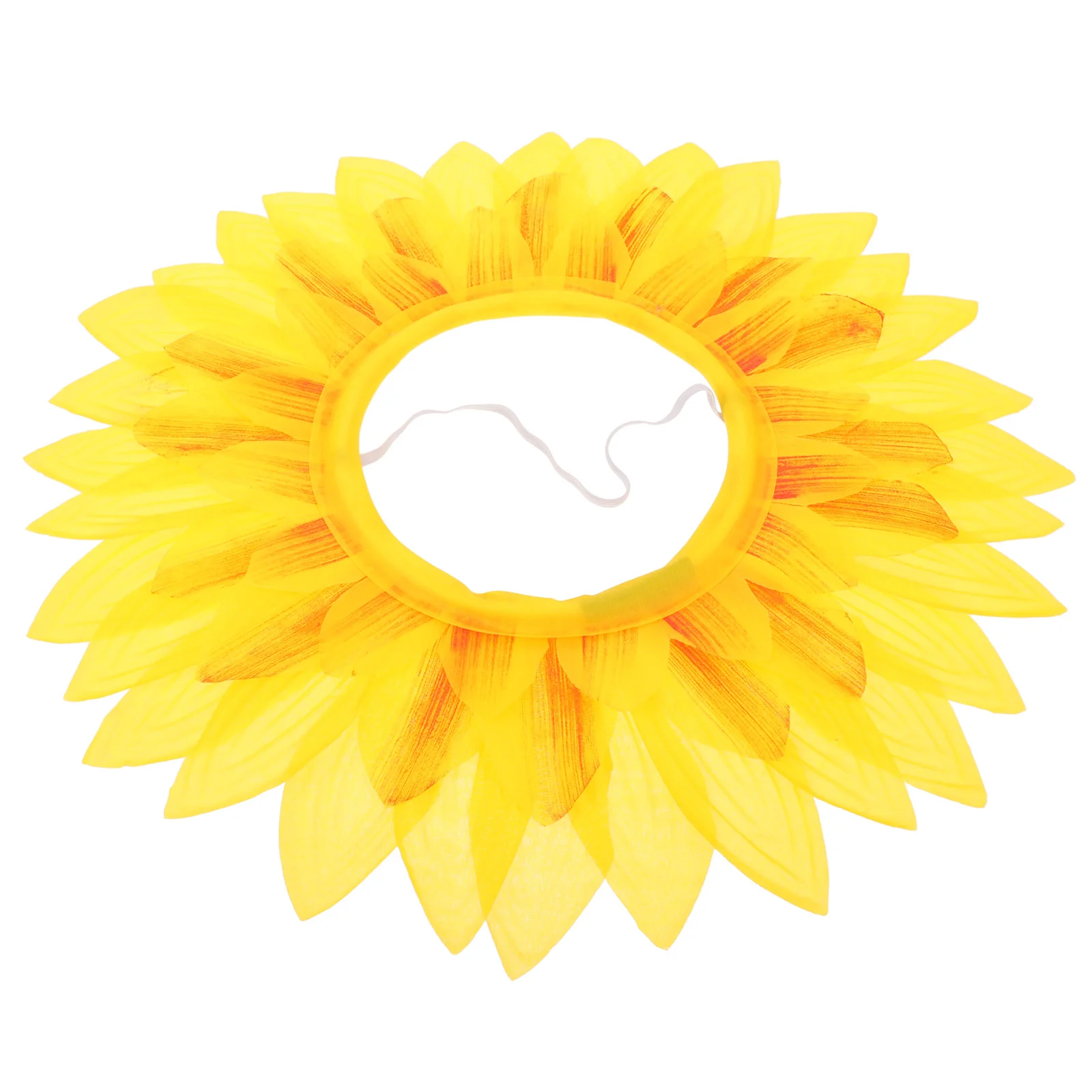 42CM Kids Sunflower Headgear Lifelike Simulation Eye catching Party Decor Lightweight Comfortable Wear Sweet Fashionable