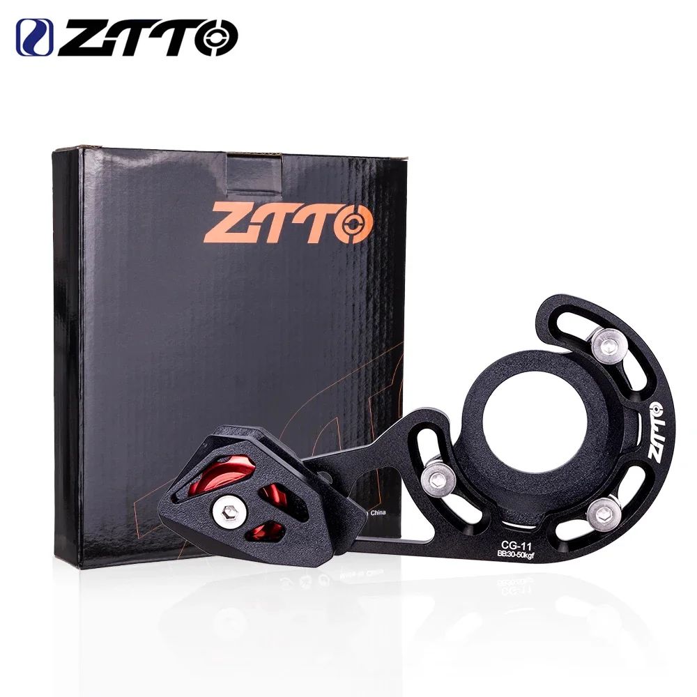 ZTTO 101112 دراجة سلسلة واحدة دليل سلسلة حامي CNC عجلة بكرة استقرار قطرة الماسك BB جبل 1X نظام ل FR DH AM #3