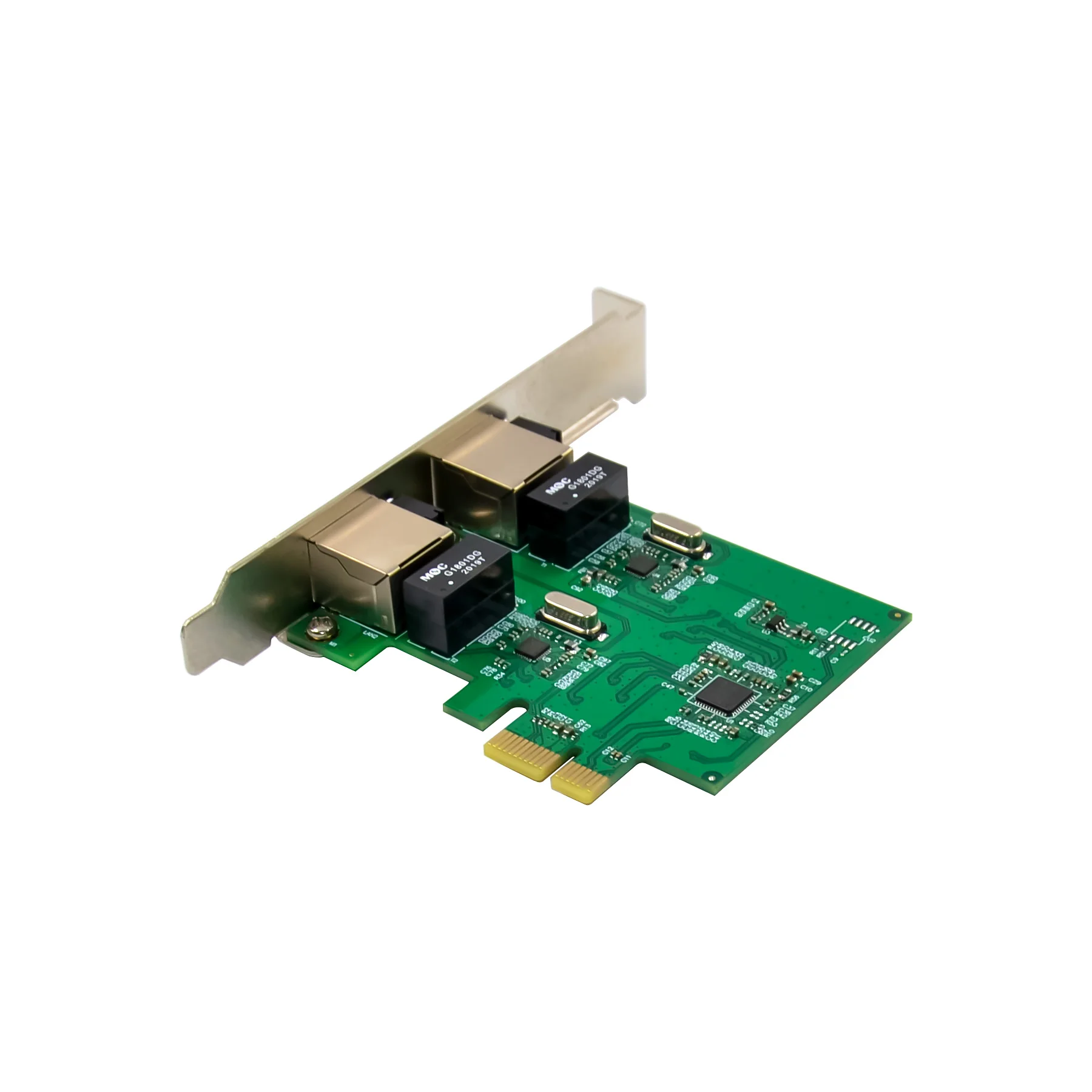 SUNWEIT ST7244 PCIe X1 Dual-RJ45 Gigabit Ethernet NIC con scheda di rete cablata esterna RTL8111H per server in magazzino