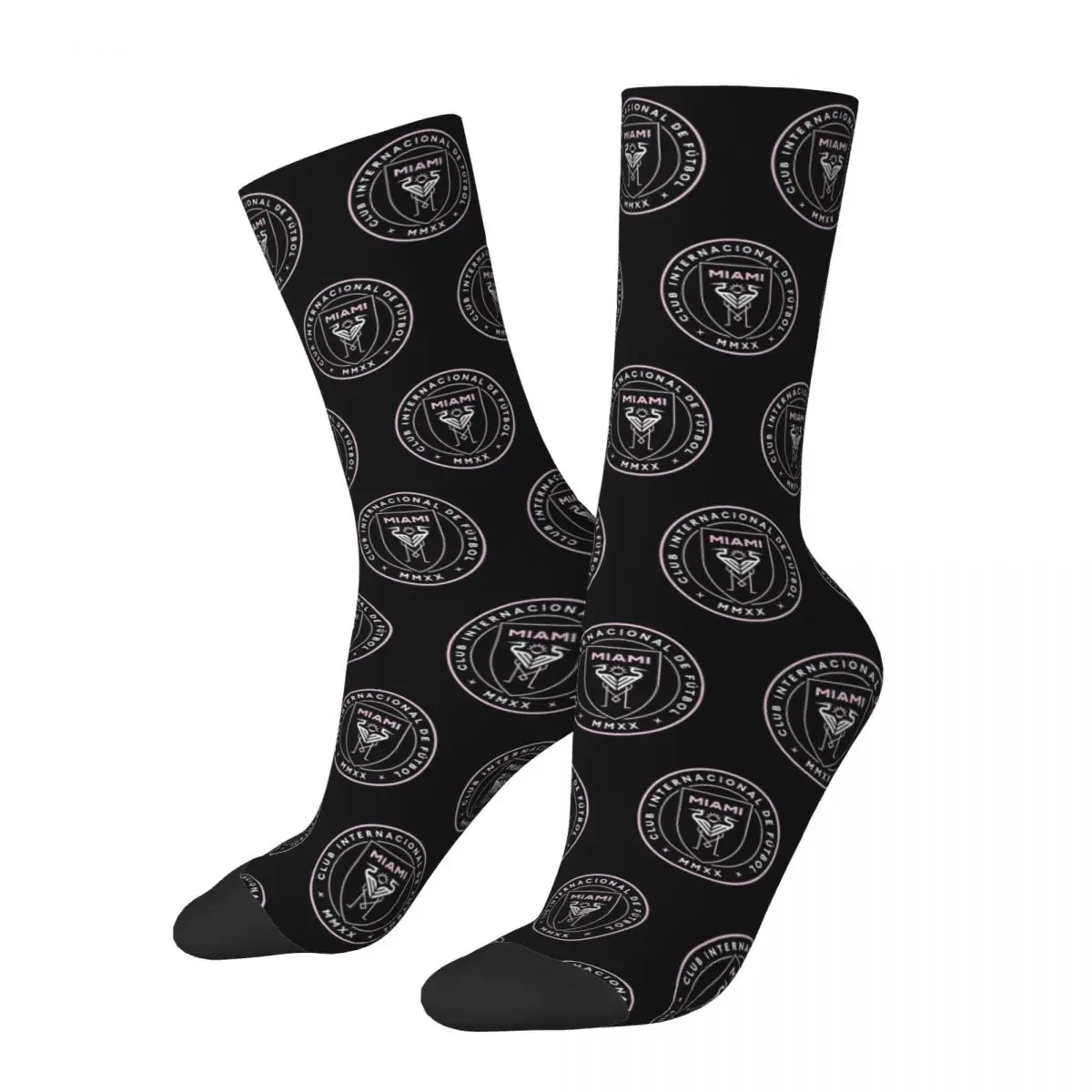 The-Inter-Miami-Club Socks Harajuku Super Soft Stockings All Season Long Socks Accessories for Man's Woman's Gifts