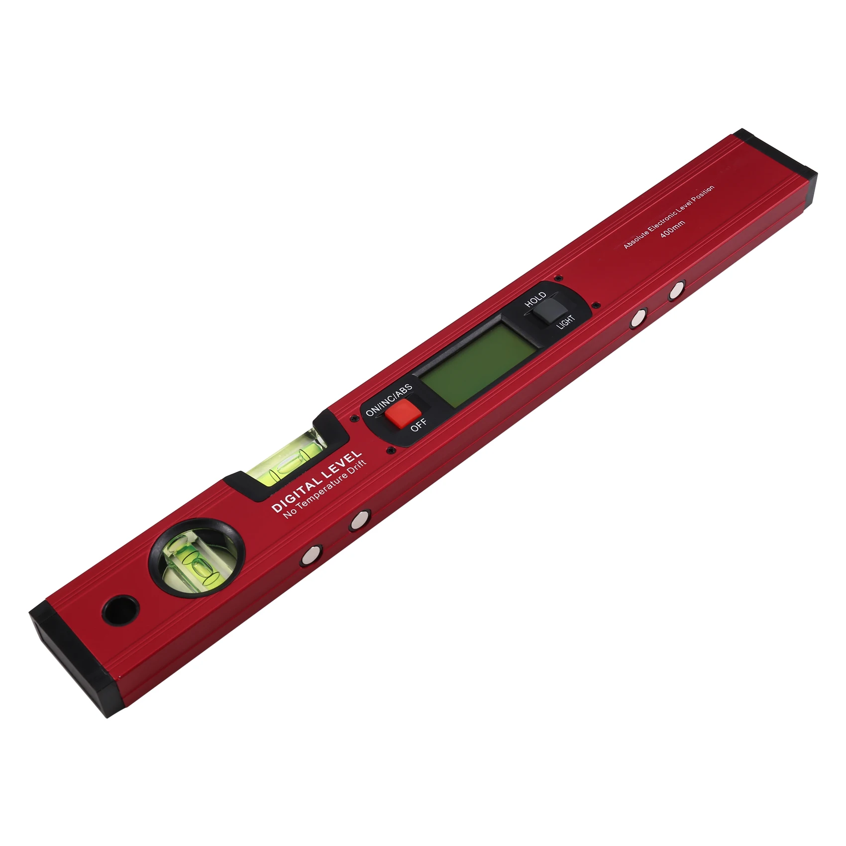 A21Q -Digital Level Digital Spirit Level And Protractor, Level, Inclinometer Gauges Finder Bubble Base 400Mm