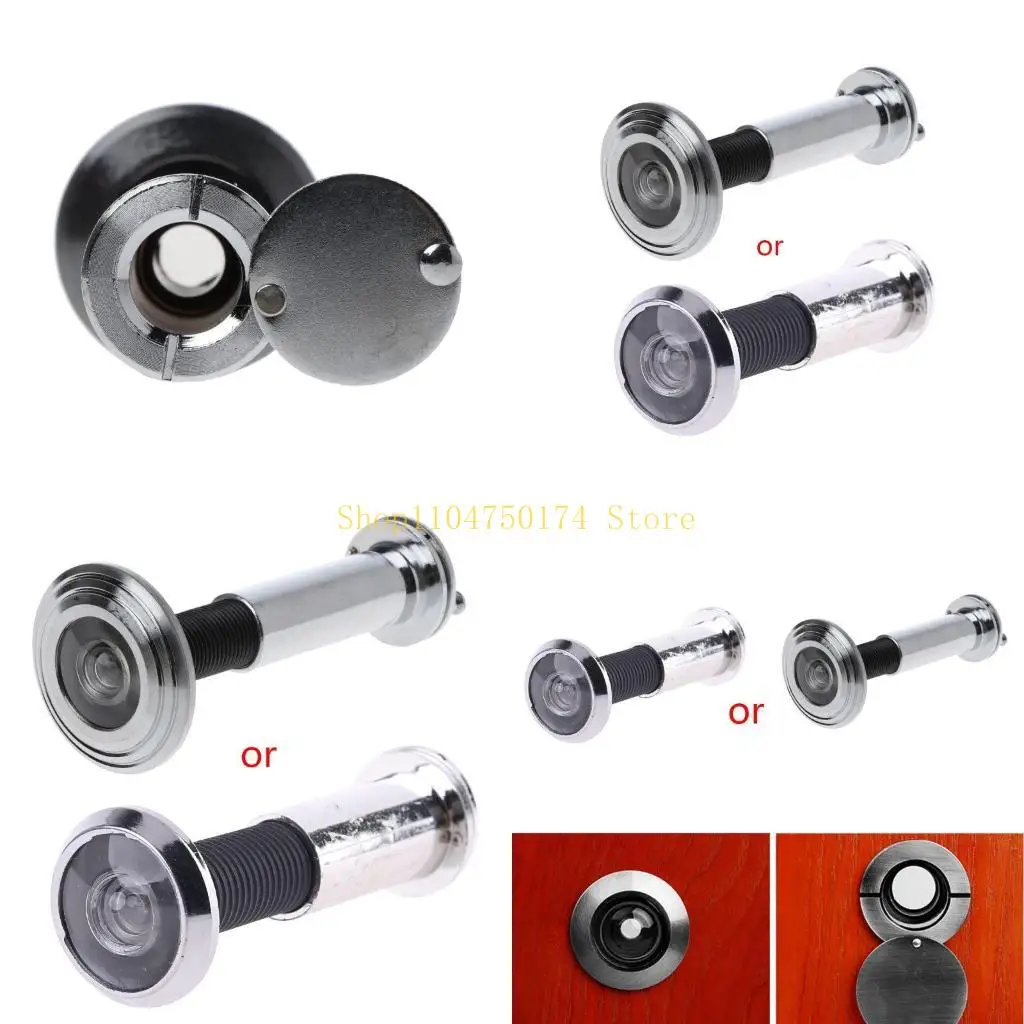 

Глазок для просмотра защитной двери для входной двери с крышкой для конфиденциальности, оптическое стекло L, лидер продаж