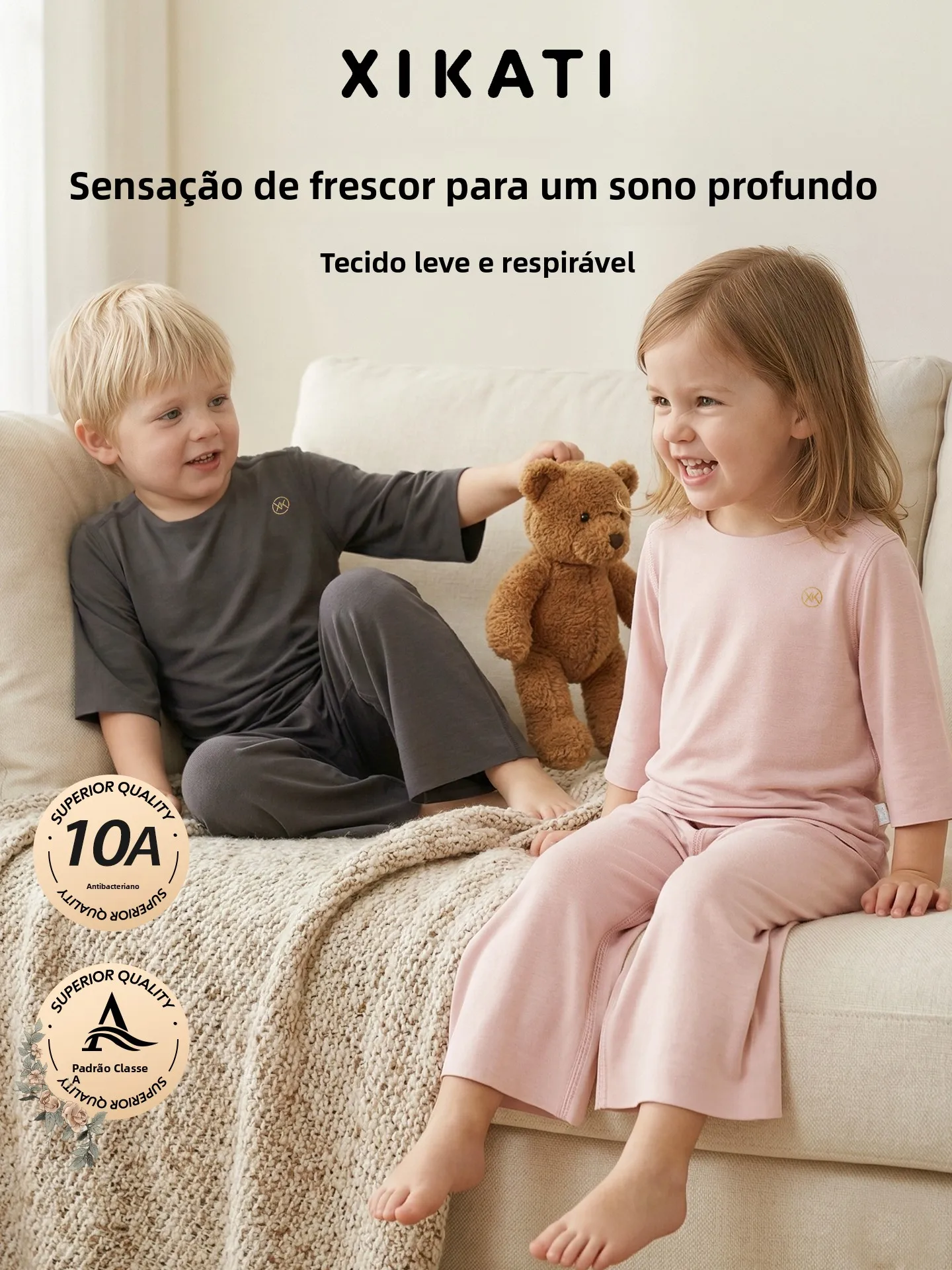 xikati-children's-home-clothes-set-thin-air-conditioned-summer-sleepwear-for-boys-and-girls-comfortable-breathable-moisture-w