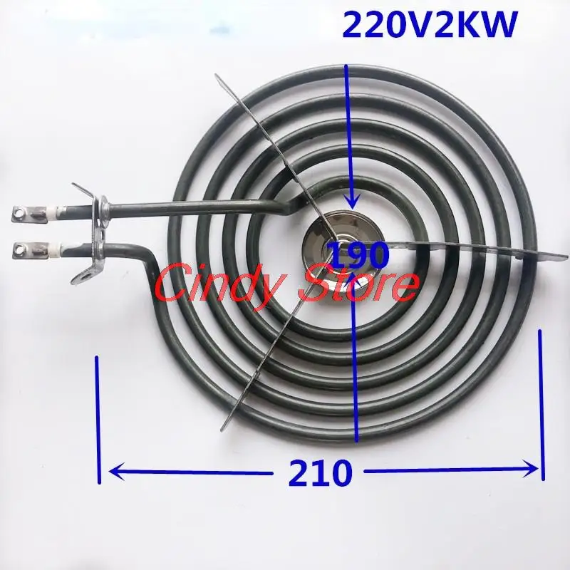 stainless steel Mosquito Coil Heating Element3-7 rings for Air fryer electric dry type heating plate spiral electric heater tube