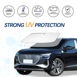 Windshield Sun Shade For Audi Q4 E Tron 2022-2024 Sunshade Sun Visor Protector Foldable Blocks UV Rays Keep Your Car Cooler