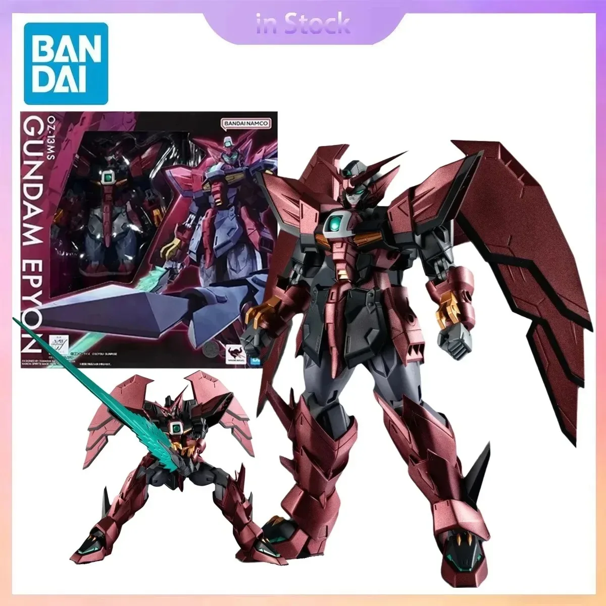 

Original Bandai Genuine In Stock Universe OZ-13MS Gundam Epyon Gundam Anime Collection Action Figure Model Kit Gift for Boy girl