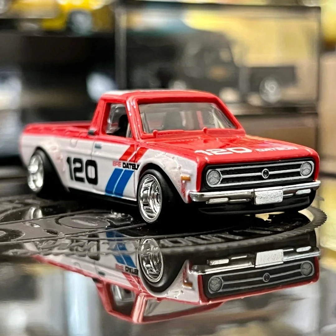 Литые под давлением автомобили Hot Wheels Premium Boulevard 75 BRE DATSUN Sunny Truck Коллекционная масштабная модель автомобиля из сплава 1:64, игрушка, подарок для мальчиков