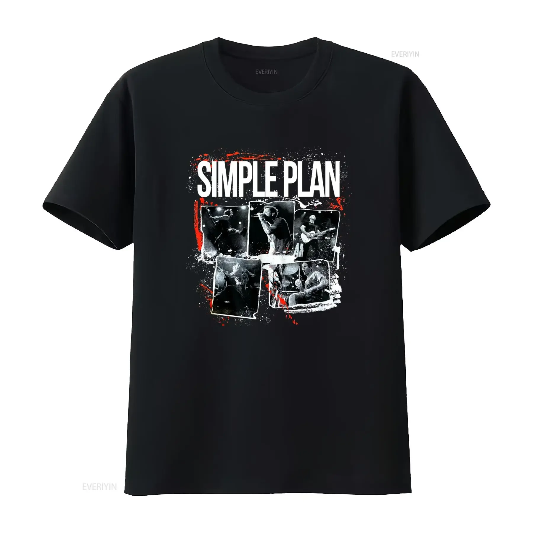 Simple Plan Band T Shirt Men Size S Get Your Heart On Canadian Tour 2012 Black Rock Music  vintage Washed Unisex
