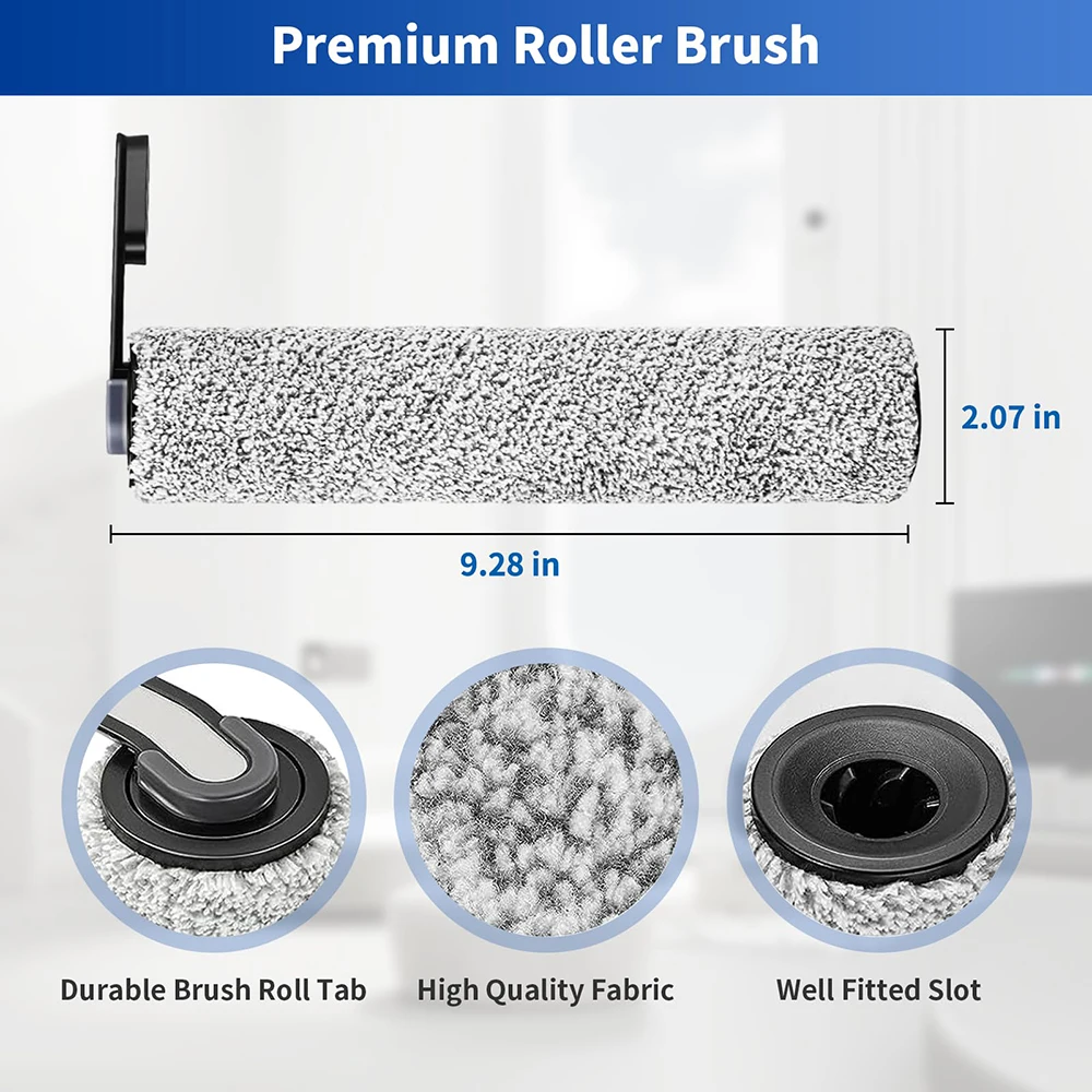 Brush Roller For Tineco Floor One S5 / S5 Pro2 Parts Replacement Consumable Wet Dry Vacuum Cleaner Brush HEPA Filter Accessories