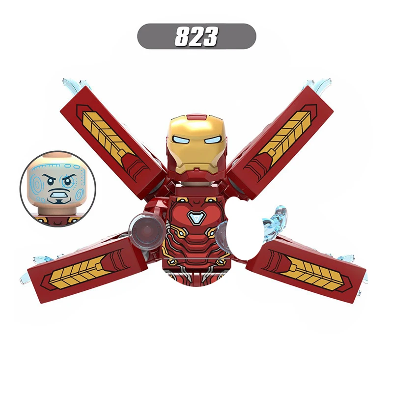 Disney Marvel Legends Iron Man Bausteine Minifiguren Neue Iron-Man MK85 Actionfiguren Ziegel Pädagogisches DIY-Spielzeug Geschenke