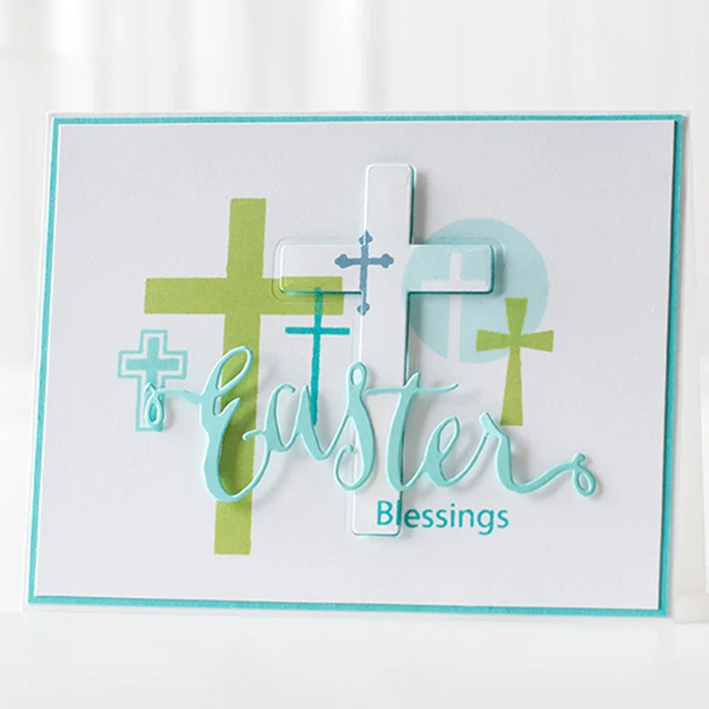 Crucifix/Cross Metal Cutting Die For Scrapbooking Craft Embossing Stencil Die Cut Card Making