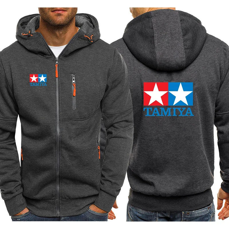 Tamiya Hoodies Men Fleece Legendary 90's Car Toy Classic Logo Sweatshirt Hoody Unisex Streetwear