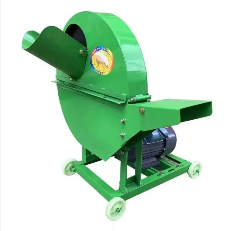 Manual Electric Petrol Engine Hay Silage Grass Animal Feed Forage Chopper Corn Straw Chaff Cutter Machine For Sale