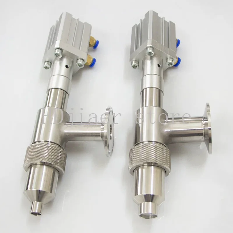 

304 Stainless Steel Anti-Drip Filling Head - Chuck/Straight Head, Pneumatic Filling Machine Accessory (Discharge Nozzle)