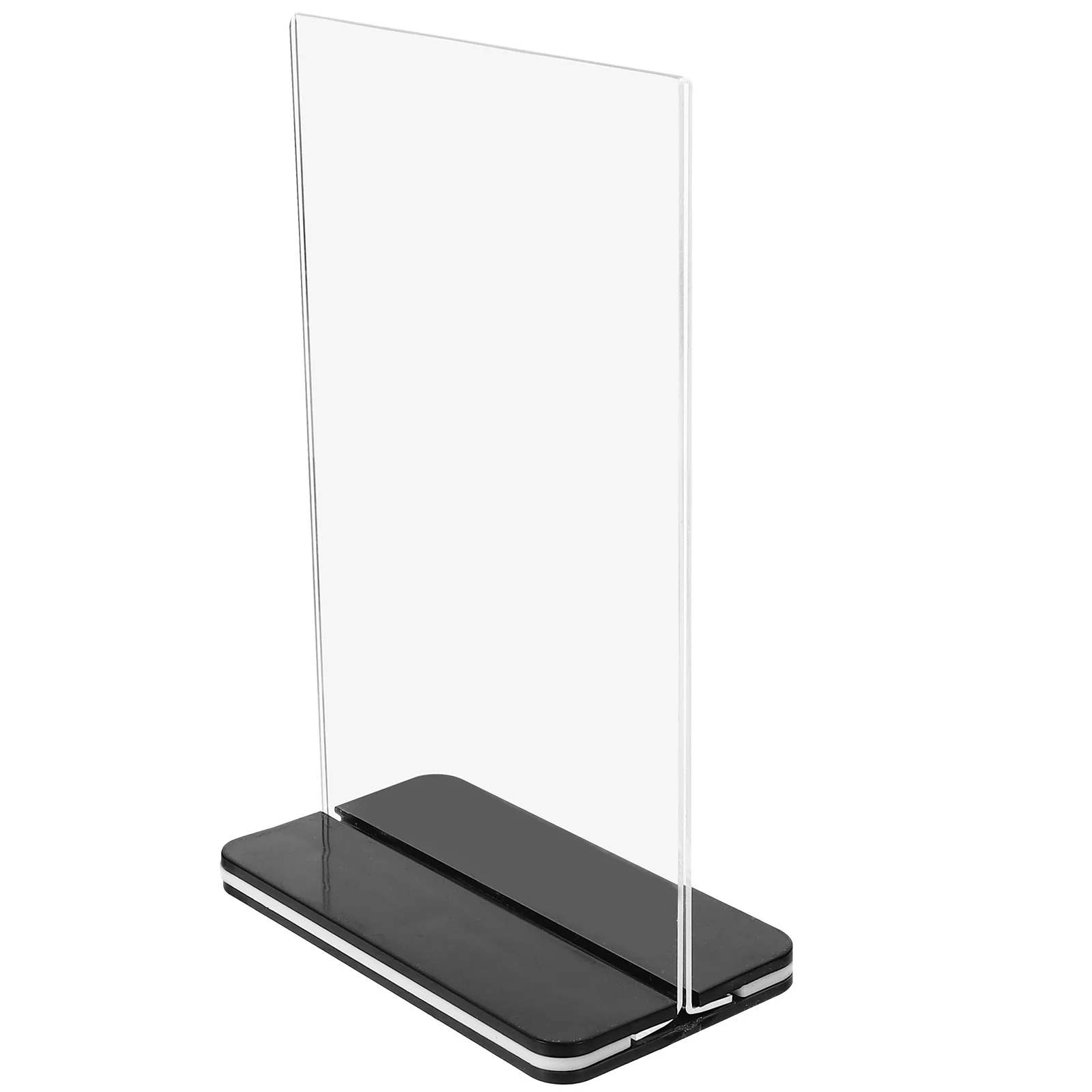 Display Board Sign Holder Stands for Poster Paper Shelves Show Rack Bracket Number Acrylic Clear Shelf