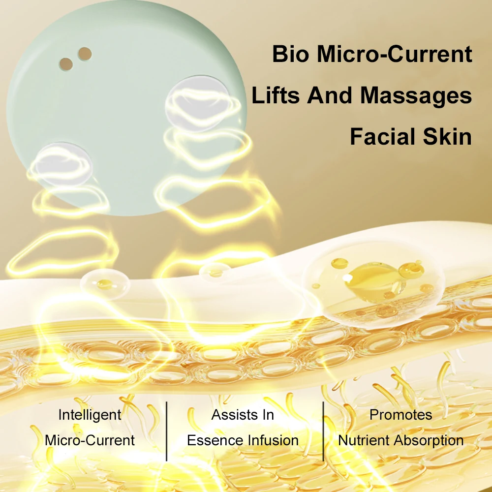 Ai Maschera facciale Strumento Lifting e rafforzamento del viso Massaggio Massaggiatore Maschera facciale Strumento Macchina per lifting facciale a microcorrente